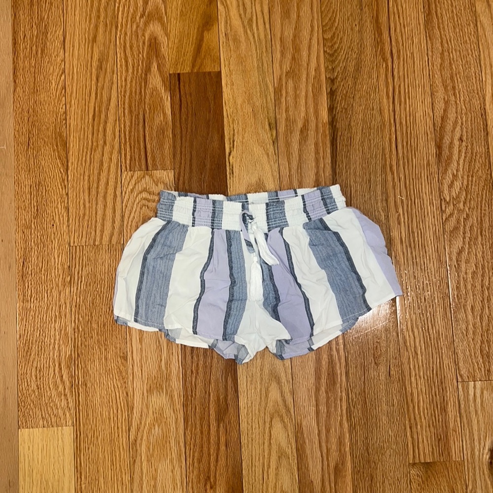 Juniper blu flowy tie shorts